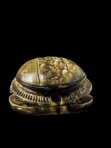 Egyptian Scarab, The decorative Good luck scarab in Ancient Egypt. - Image 4