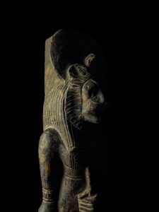 Hand Carved Granite Sekhmet Statue - Egyptian Goddess - Image 4