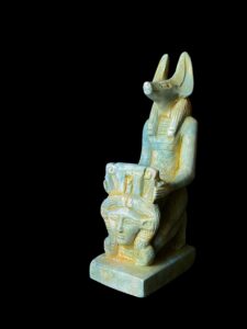 Egyptian God Anubis protecting Goddess Hathor in Egyptian mythology - Image 4