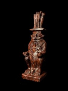 Hand Carved God Bes Statue: Egyptian Art Home Decor - Image 4