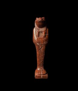 Jasper Goddess Heqet Statue: Ancient Egyptian Fertility Deity - Image 4