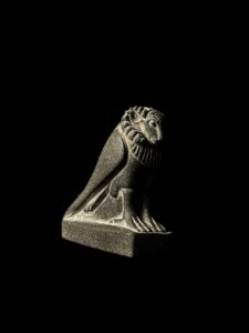 Rare Amun-Re Amulet: God Horus Falcon Body Statue - Image 4