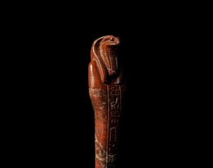 Ancient Egyptian Replica Artifact for Cobra Goddess ,Spiritual Protection Statue, Goddess Meretseger figurine. - Image 4