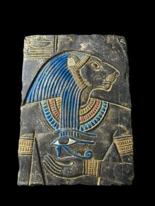 Goddess Sekhmet Relief: Egyptian Wall Decor - Image 4