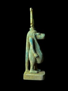 Handmade Egyptian Goddess Taweret Statue: Sobek Crocodile Symbol - Image 4