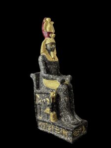 Handmade Egyptian King Ramses II Statue: Ancient Artifact Replica - Image 4