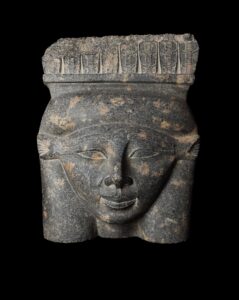 Handmade Granite Goddess Hathor Statue: Egyptian Altar Decor - Image 4