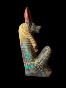 Egyptian Goddess Sekhmet Statue: Colorful Statuette - Image 4