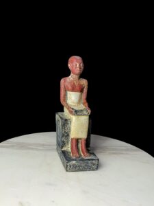 Museum Imhotep Statue - Ancient Egyptian Engineer Imhotep - the builder of Djoser's unprecedented step pyramid complex - Image 4