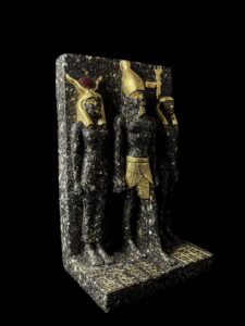 Menkaure Triad Replica Statue: Authentic Egyptian Museum Design - Image 4