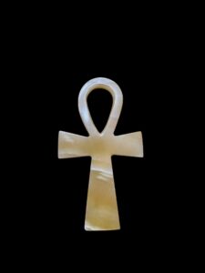 Alabaster Ankh Key of Life: Egyptian Wall Hanging - Image 4
