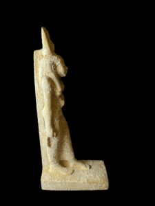 Goddess Hathor statue with flails. - Image 4
