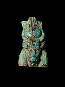 Manifest Handmade Goddess Hathor Statuette , Statue for the Egyptian Goddess Venus - Image 4
