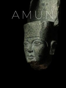 Diorite Egyptian God Amun-Ra Statue: Museum Replica - Image 4