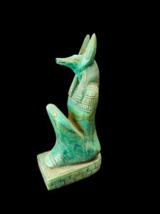 Egyptian God Anubis Statue: Hammer Stone Collectible - Image 4