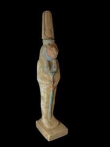 Egyptian Goddess Sekhmet Statue: Colorful Statuette Made in Egypt - Image 4