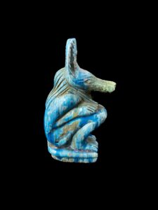 Porcelain Egyptian God Anubis Statue: Afterlife Collectible - Image 4