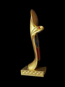 Museum Ancient Egyptian Uraeus cobra statue, snake gifts for Snakes lovers - Image 4