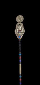 150cm Abanus Wood Was Scepter: Egyptian God Horus Power Staff - Image 4