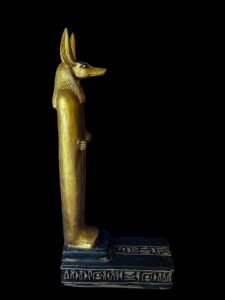 Rare Stone Anubis Statue: Egyptian God Statuette - Image 4