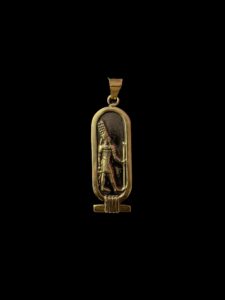 Egyptian God Amun Pendant: Museum Replica - Image 4