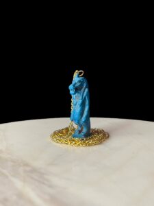 Handmade Egyptian Taweret Amulet: Hippo Goddess Artifact - Image 4