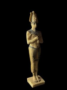 Basalt Egyptian God Osiris Statue: Unique Home Decor - Image 4