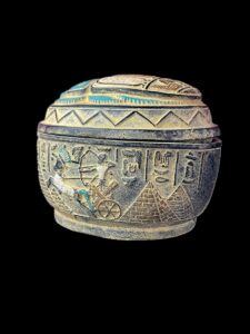 Egyptian Scarab Box: Pharaonic Jewelry Holder - Image 4
