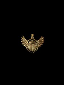 Egyptian Scarab pendant necklace, The decorative Good luck scarab in Ancient Egypt. - Image 4