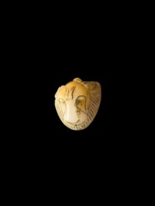 Hand-Carved Agate Sekhmet Pectoral Pendant - Image 4