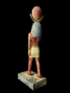 Rare Falcon Egyptian God Ra Statue: God of Sun & Sky - Image 4