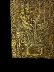 Ancient Egyptian Wall Reliefs featuring the famous Goddess Isis, winged Goddess Isis relief. - Image 4