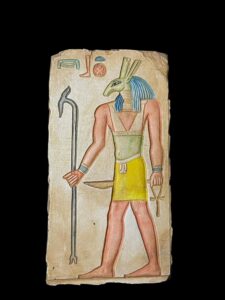 Handcrafted God Seth Statue: Authentic Egyptian Decor - Image 4