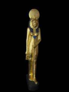 Egyptian Goddess Sekhmet Statue: Colorful Statuette - Image 4