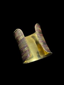 Handmade Egyptian Cuff Bracelet: Arabian Style - Image 4