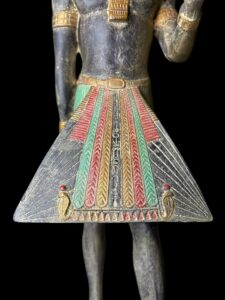 King Tutankhamun Ka Statue: Egyptian Guardian Stone Sculpture - Image 4