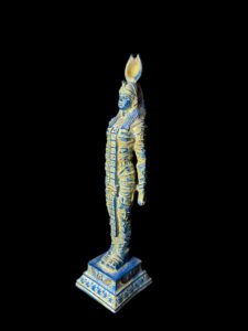 colorful Goddess Isis statue, unique Isis goddess Statue. - Image 4
