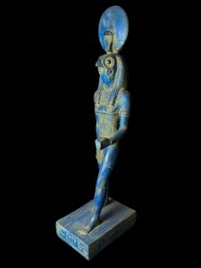 Rare Falcon Egyptian God Ra Statue: God of Sun & Sky - Image 4