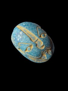 Egyptian Scarab Beetle: Eye of Horus Good Luck Symbol - Image 4