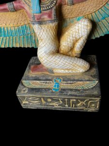 colorful Goddess Isis statue, unique Isis goddess Statue. - Image 4