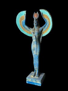 colorful Goddess Isis statue, unique Isis goddess Statue. - Image 4