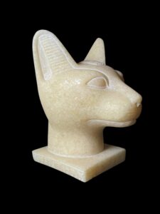 Ancient Egyptian Goddess Bastet statue, Home decor statues made in Egypt - Image 4