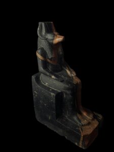 Rare Granite Anubis Statue: Egyptian God Statuette - Image 4