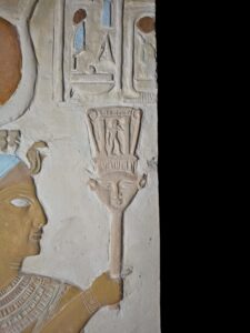 Large Goddess Hathor relief made of stone , Statue for the Egyptian Goddess Venus - Image 4