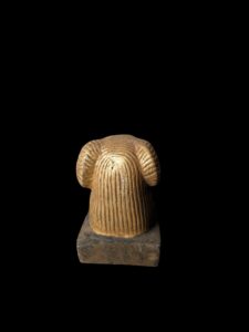 Vintage Ram God Khnum Statue: Ancient Egyptian Decor - Image 4
