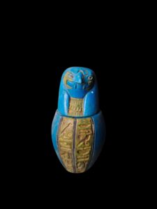 Porcelain Canopic Jars Figurines: Sons of Horus, Egyptian Decor - Image 4