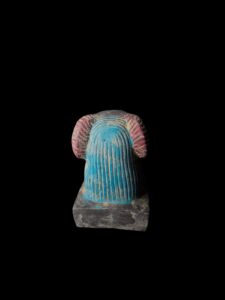 Vintage Ram God Khnum Statue: Ancient Egyptian Decor - Image 4
