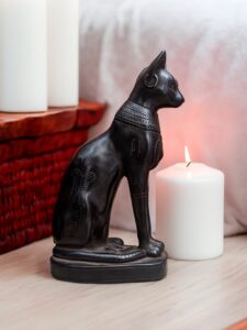 Ancient Egyptian Goddess Bastet statue, Home decor statues made in Egypt - Image 4