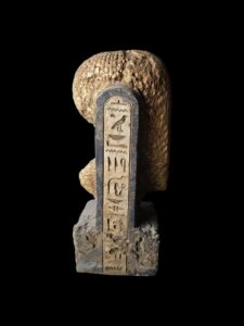 Handcarved Stone Queen Statue with Cobra - Ancient Egyptian Decor - Image 4