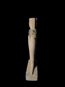 Egyptian Goddess Sekhmet Statue with Cobra: Handmade Statuette - Image 4